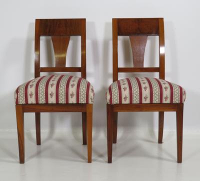Paar Biedermeier-Sessel, 1. Hälfte 19. Jahrhundert - Schmuck, Kunst & Antiquitäten