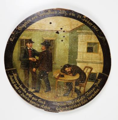 Schützenscheibe, Ende 19. Jahrhundert - Umění, starožitnosti, šperky