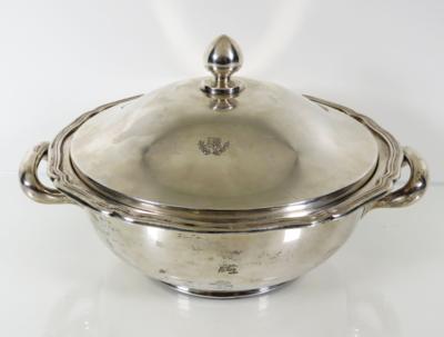 Silber Deckelterrine, Ende 19./Anfang 20. Jahrhundert - Antiques, art and jewellery