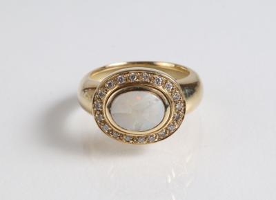 Brillant Ring zus. 0,19 ct - Antiques, art and jewellery