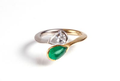 Diamant Damenring ca. 0,60 ct - Antiques, art and jewellery