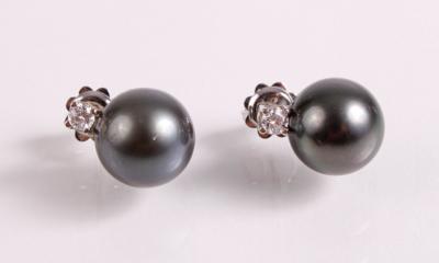 2 Brillant Ohrstecker zus. ca. 0,25 ct - Antiques, art and jewellery