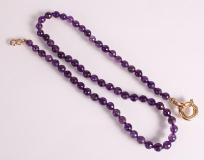 Amethyst Halskette - Antiques, art and jewellery
