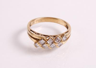 Diamant Damenring zus. ca. 0,40 ct - Antiques, art and jewellery