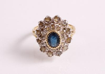 Diamantrauten Damenring - Antiques, art and jewellery