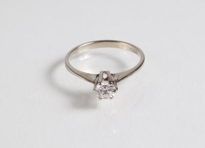 Solitärring 0,27 ct - Antiques, art and jewellery