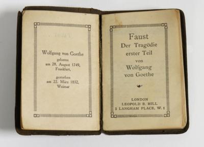Kleines Büchlein "Goethes Faust" - Z pozůstalosti SEPP FORCHER