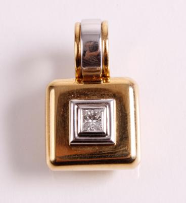 Diamant Anhänger 0,41 ct - Antiques, art and jewellery