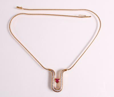 Brillant Collier zus. 0,20 ct - Antiques, art and jewellery