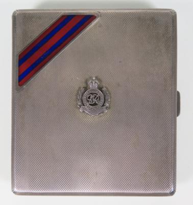 Englisches Zigarettenetui - Royal Engineers, um 1939 - Antiques, art and jewellery