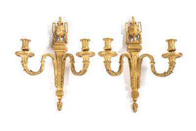 Paar Wandappliken im Louis XVI.-Stil, 19. Jahrhundert - Schmuck, Kunst & Antiquitäten