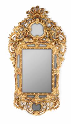 Hochdekorativer Salonspiegel im Louis XV.-Stil, wohl Italien, 19./20. Jahrhundert - Schmuck, Kunst & Antiquitäten