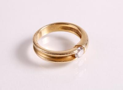 Solitärring ca. 0,49 ct - Antiques, art and jewellery