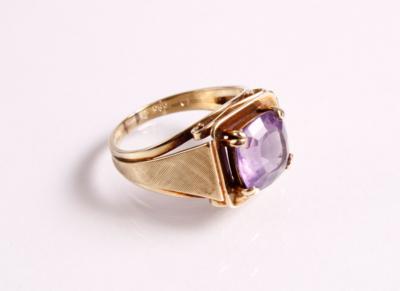 Amethystdamenring - Schmuck, Kunst & Antiquitäten