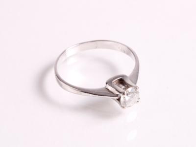 Solitärring ca. 0,60 ct - Antiques, art and jewellery