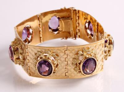 Amethystarmband - Antiques, art and jewellery