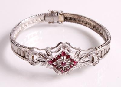 Rubin Armkette - Antiques, art and jewellery