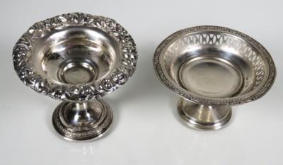 Zwei unterschieldiche Silber Aufsatzschalen, 19. Jahrhundert - Antiques, art and jewellery