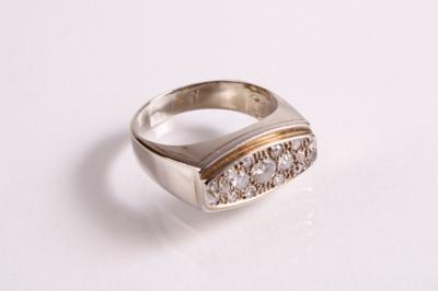 Brillant-Diamantring - Antiques, art and jewellery