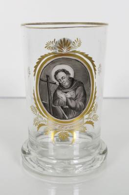 Hl. Franz von Assisi-Krügerl, Böhmen, 19. Jahrhundert - Antiques, art and jewellery