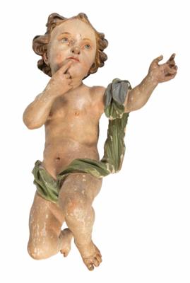 Barocker Engel, 2. Hälfte 18. Jahrhundert - Schmuck, Kunst und Antiquitäten