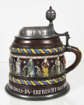 Apostelkrug, im Stil der Creußener Arbeiten des 17. Jahrhunderts, 19. Jahrhundert - Jewellery, antiques and art