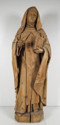 Heilige, wohl Theresa von Avila, Ende 19. Jahrhundert - Schmuck, Kunst & Antiquitäten