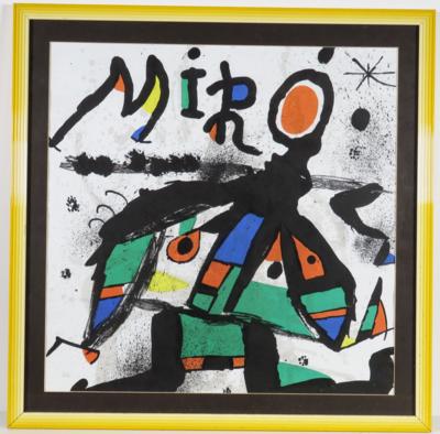 Beschnittenes Ausstellungsplakat 'Miro' Galerie Maeght, 1978/79 - Klenoty, umění a starožitnosti
