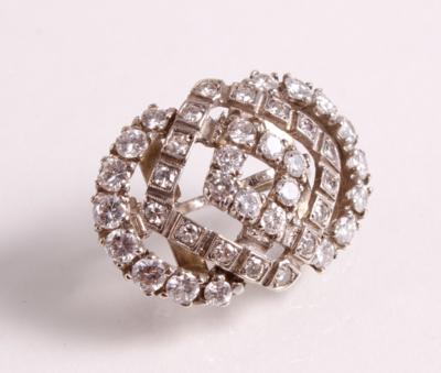 Brillant Diamant Perlverkürzer zus. c. a 2 ct - Jewellery, antiques and art