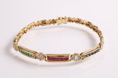 Brillant Schmucksteinarmband - Jewellery, antiques and art