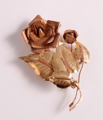 Brosche "Wiener Rose" - Jewellery, antiques and art