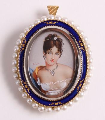 Anhänger "Frauenbildnis" - Jewellery, antiques and art