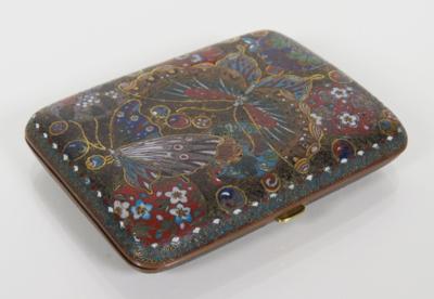 Cloisonne Zigarettenetui, Anfang 20. Jahrhundert - Klenoty, umění a starožitnosti