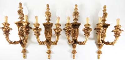 Vier neoklassizistische Wandappliken, Italien, 20. Jahrhundert - Jewellery, antiques and art