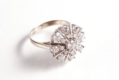 Brillant Diamant Damenring zus. 1,24 ct - Schmuck, Kunst & Antiquitäten