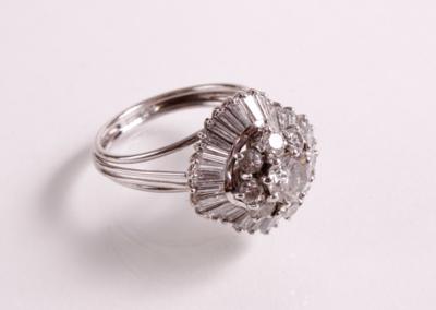 Brillant Diamant Damenring zus. ca. 2,35 ct - Schmuck, Kunst & Antiquitäten