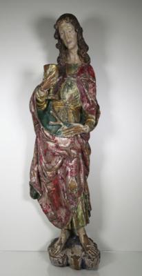 Hl. Johannes der Evangelist im gotischen Stil, 20. Jahrhundert - Gioielli, arte e antiquariato