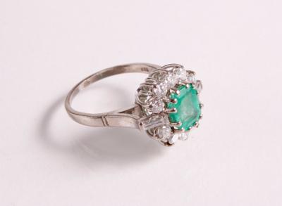 Brillant Diamant Damenring zus. ca. 0,90 ct - Jewellery, antiques and art