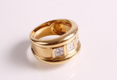Diamant Damenring zus. ca. 0,60 ct - Jewellery, antiques and art