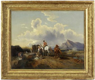 Friedrich August Matthias GAUERMANN - Christmas-auction Furniture, Carpets, Paintings