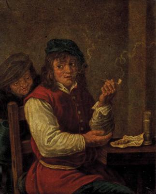 3 kolorierte Radierungen nach David Teniers, 19. Jhdt. - Asta di pasqua (arte e antiquariato)