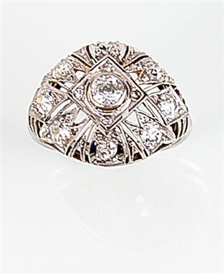 Diamantdamenring zus. ca. 1,50 ct - Umění, starožitnosti, šperky – Salzburg