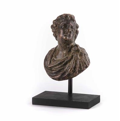 Büste eines römischen Feldherrn oder Imperators, Ausführung wohl 16. Jhdt. - Christmas-auction Furniture, Carpets, Paintings