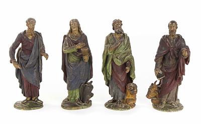 Die vier Evangelisten, Tirol, 1. Hälfte 19. Jhdt. - Vánoční aukce - obrazy, koberce, nábytek
