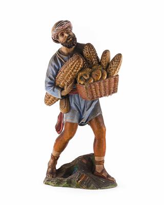 Profanfigur "Bäcker", Deutsch um 1800 - Vánoční aukce - obrazy, koberce, nábytek