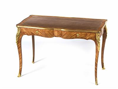 Schreibtisch - Bureau plat im Stil Louis-Quinze, Frankreich um 1900 - Christmas-auction Furniture, Carpets, Paintings