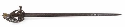 Schiavona, Schwert Venezianischen Typs, 17./18. Jhdt.? - Christmas-auction Furniture, Carpets, Paintings