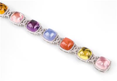 Diamantarmband zus. ca. 2,20 ct - Schmuck, Uhren und Antiquitäten