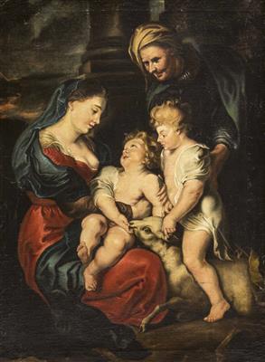 Peter Paul Rubens, Nachahmer - Vánoční aukce - obrazy, koberce, nábytek