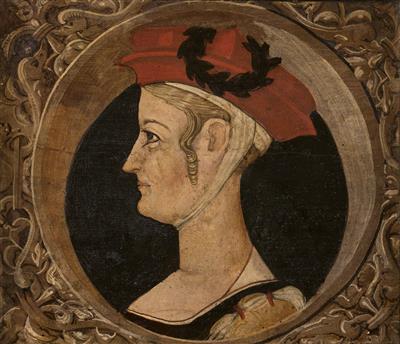 Vier Profilbildnisse zweier römischer Kaiser und Kaiserinnen, Oberitalien, 15./16. Jahrhundert - Christmas-auction Furniture, Carpets, Paintings